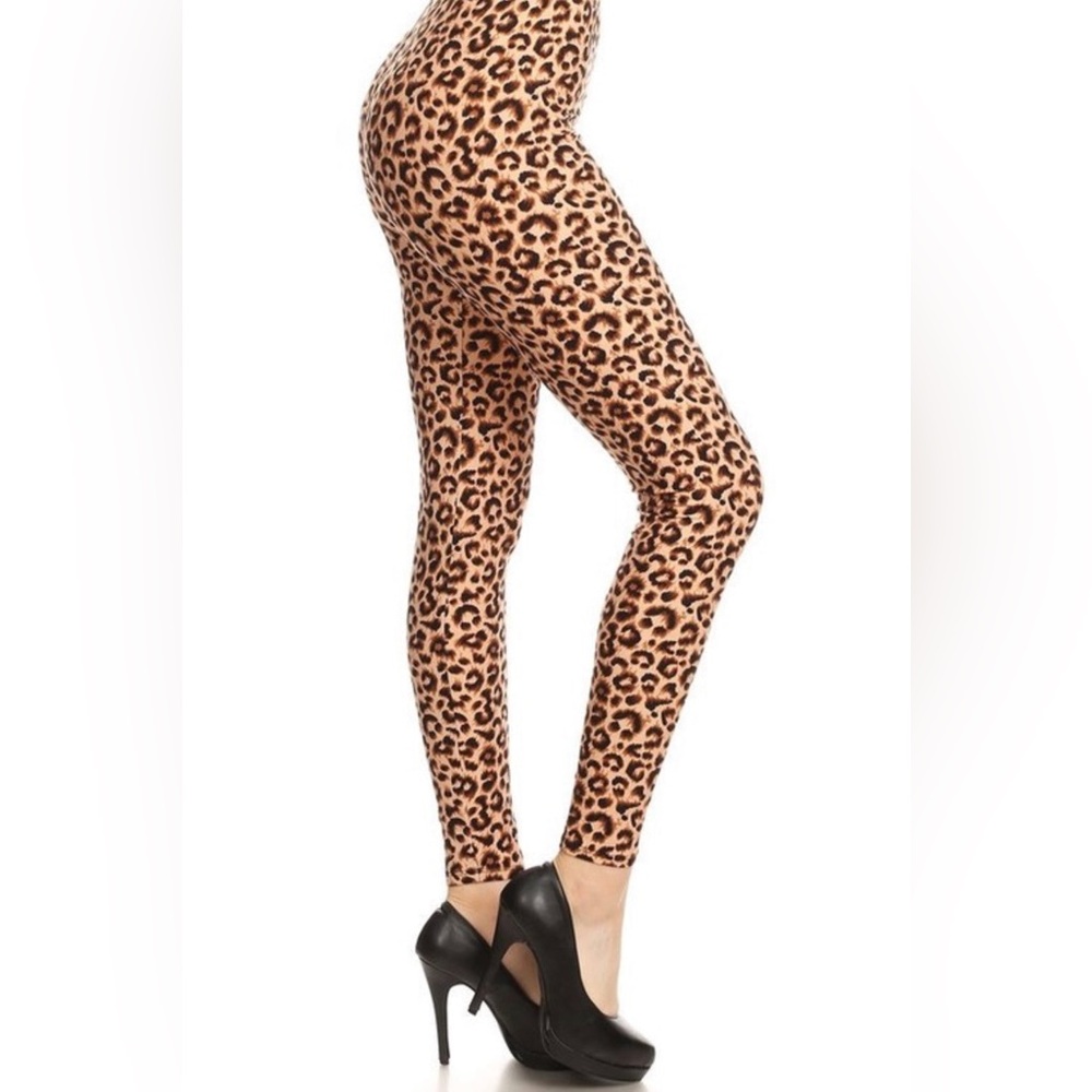 Extra Plus Leopard Print Leggings-